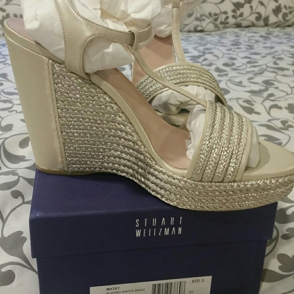 Stuart Weitzman Shoes Wedge Heels Size 9 1/2